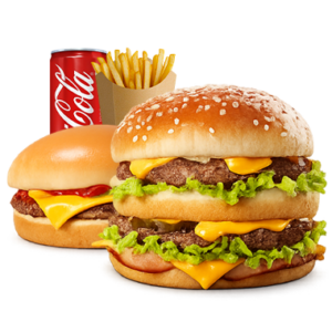 B3: Le Big + Cheese Burger